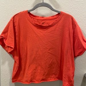 We The Free Red Short Sleeve Tee